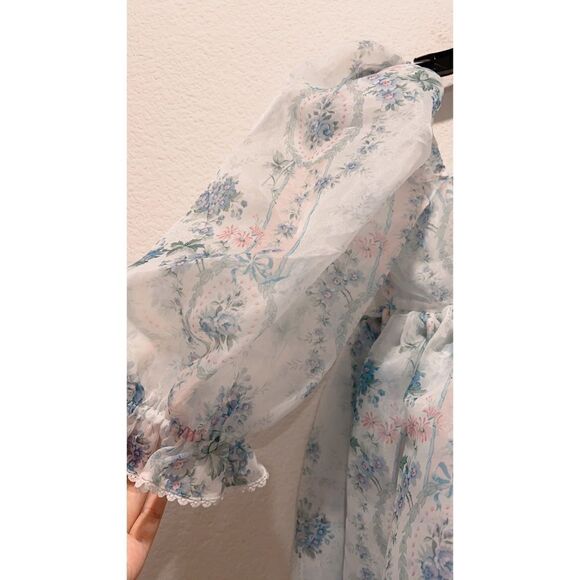 Selkie The Puff Mini Dress floral Print XS - Picture 9 of 13